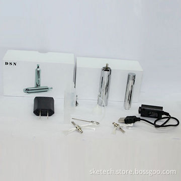 4ml DSN Mechanical Mod Flavors, 900 Puffs, in Silver, with Heating Coil